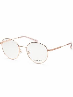 Michael Kors Rose Gold Round Eyeglass Frames MK3055 Genoa 54-20-140
